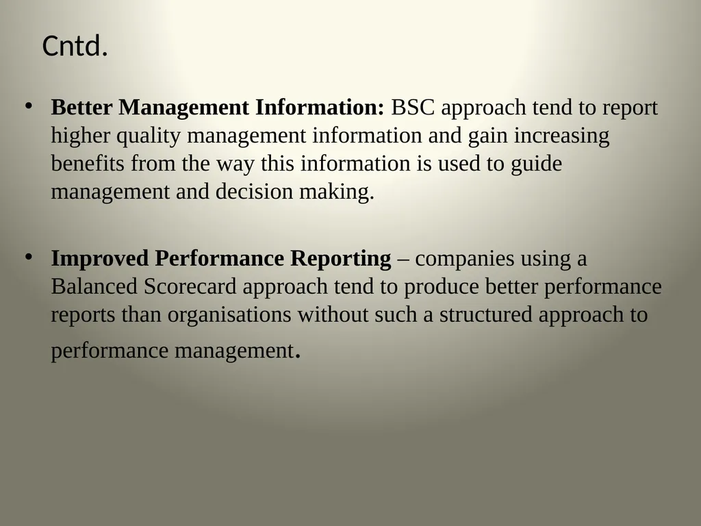 Balanced Scorecard & HR ScoreCard Balanced Score - slide 11 of 36