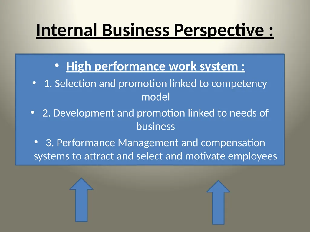 Balanced Scorecard & HR ScoreCard Balanced Score - slide 25 of 36