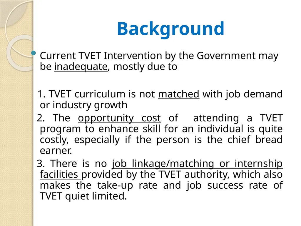Reducing Extreme Poverty through Skill Training - slide 10 of 28