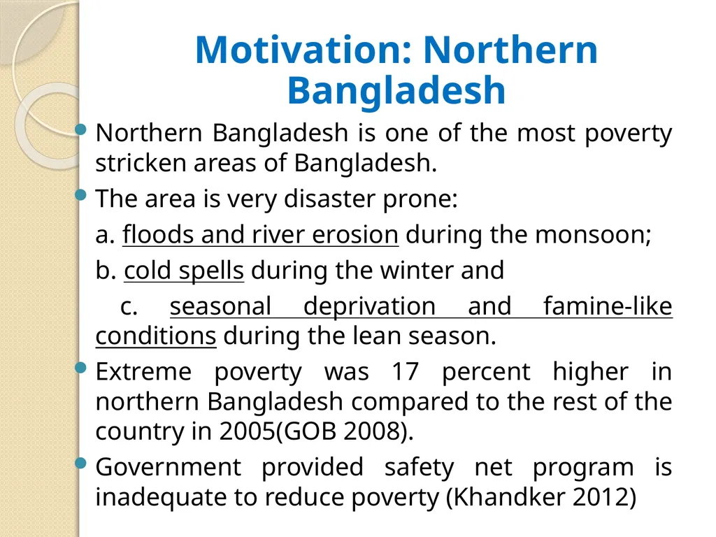 Reducing Extreme Poverty through Skill Training - slide 5 of 28