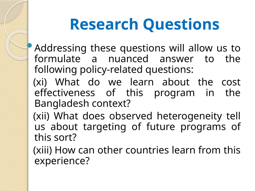 Reducing Extreme Poverty through Skill Training - slide 22 of 28