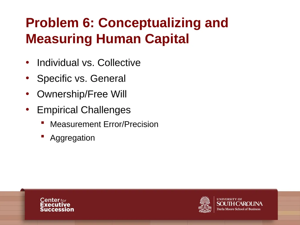 People, Practices, and Performance: Problems and - slide 30 of 40