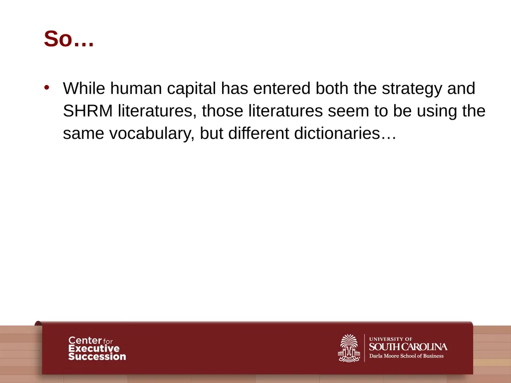People, Practices, and Performance: Problems and - slide 25 of 40