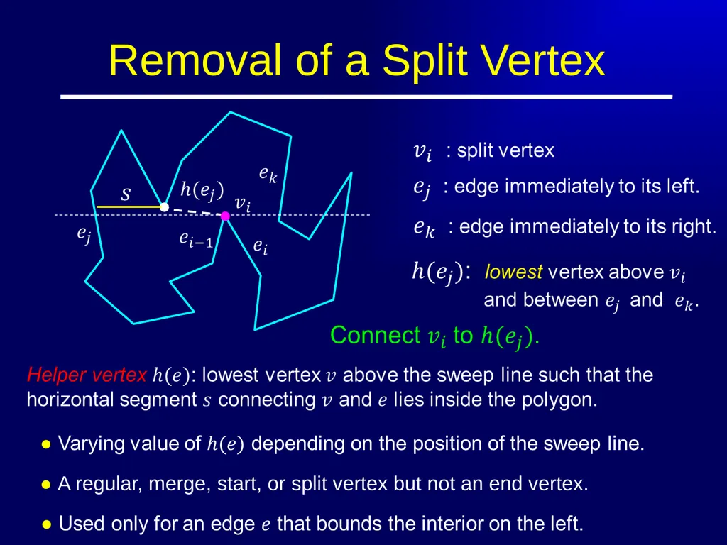 Polygon Triangulation Outline Lecture Notes for - slide 9 of 33