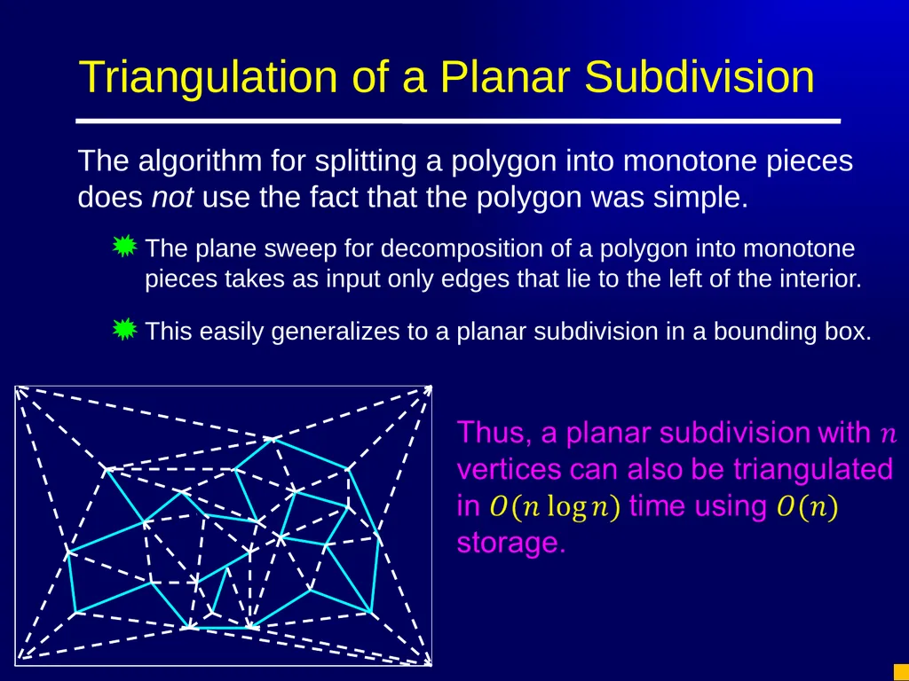 Polygon Triangulation Outline Lecture Notes for - slide 33 of 33