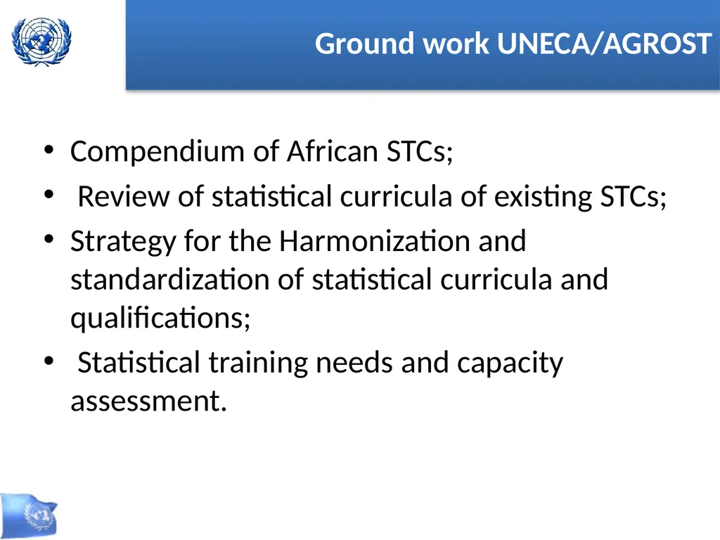 Global Strategy for Improving Statistics for Food - slide 30 of 31