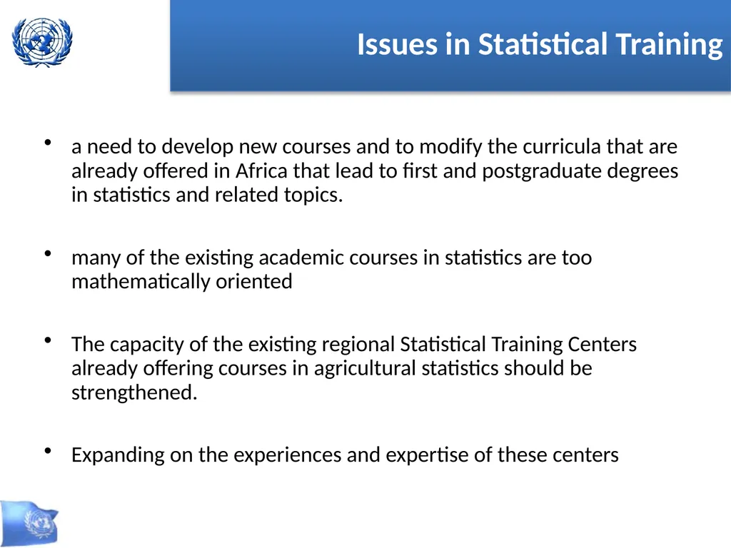 Global Strategy for Improving Statistics for Food - slide 5 of 31