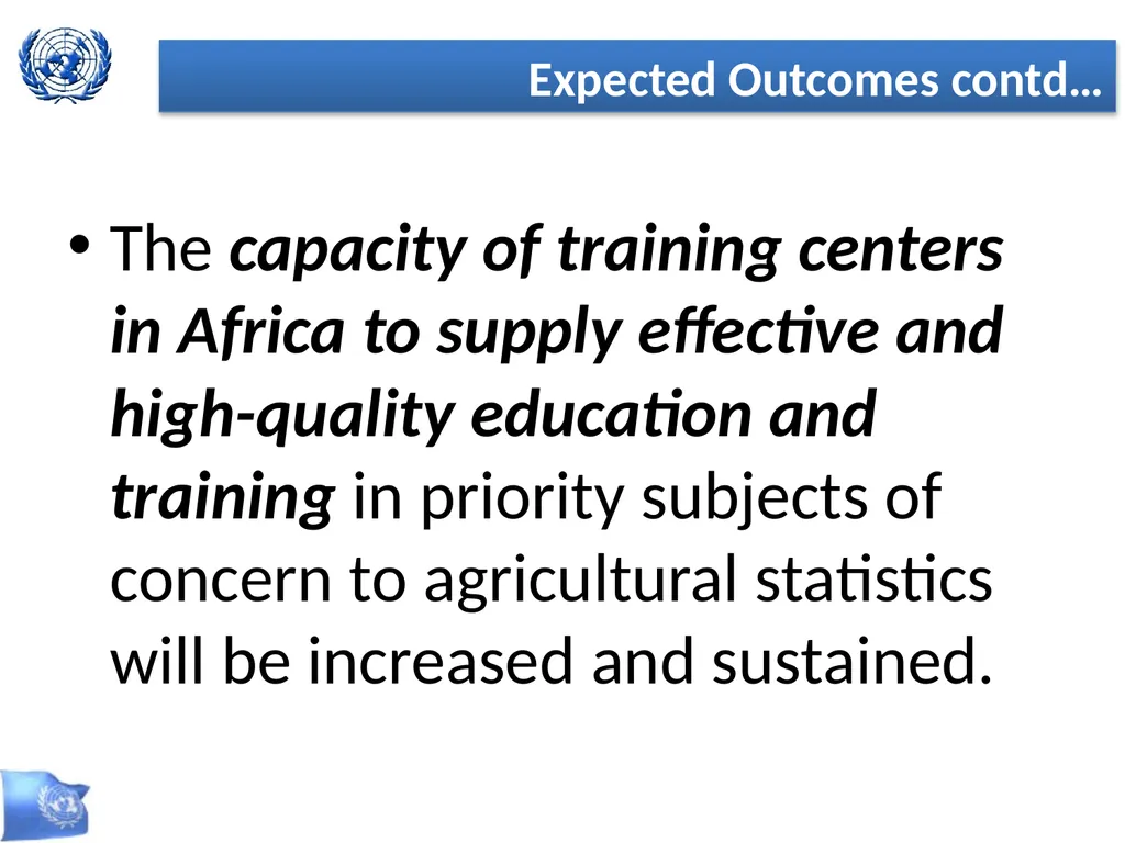 Global Strategy for Improving Statistics for Food - slide 10 of 31