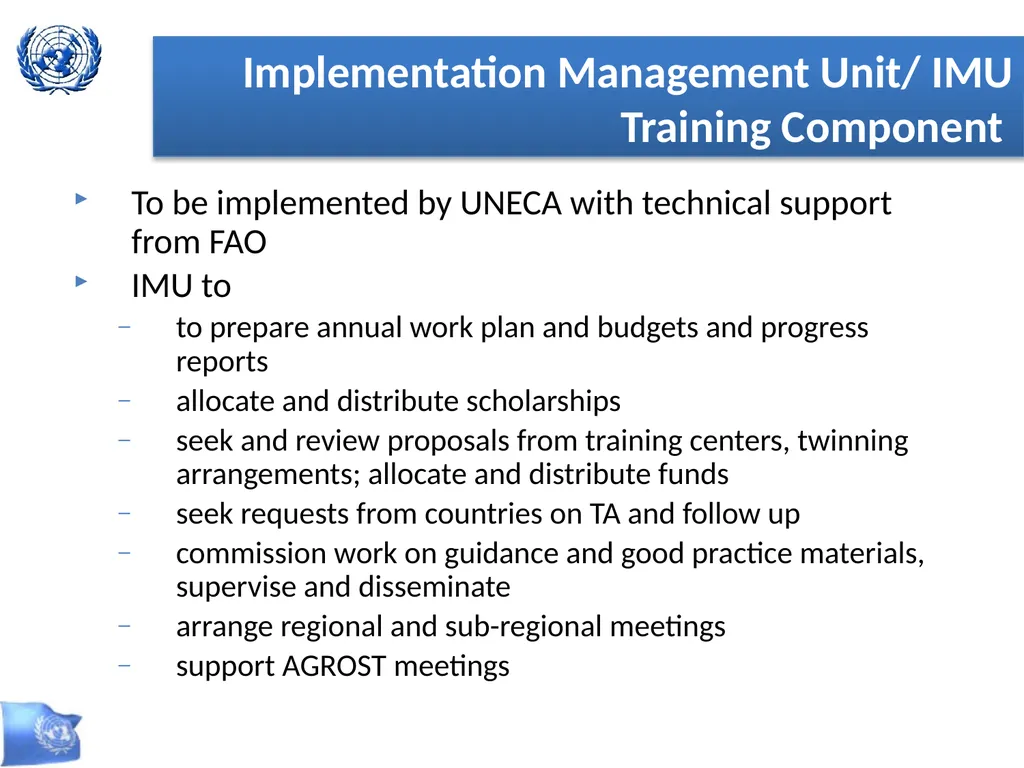 Global Strategy for Improving Statistics for Food - slide 22 of 31