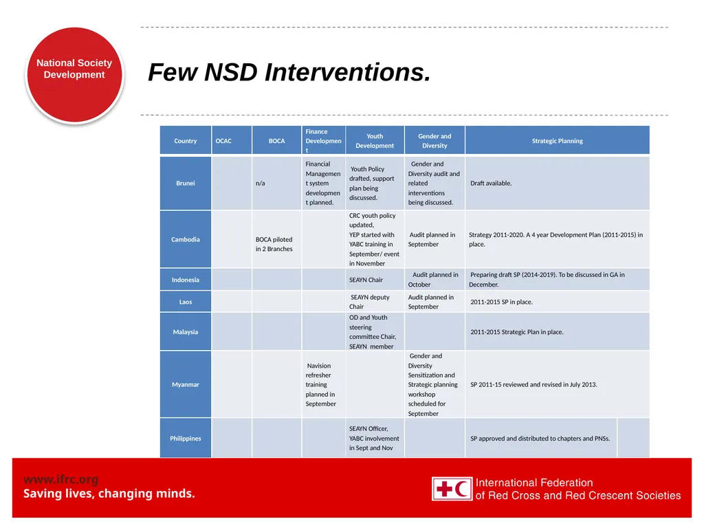 National Society Development: some updates - slide 19 of 20