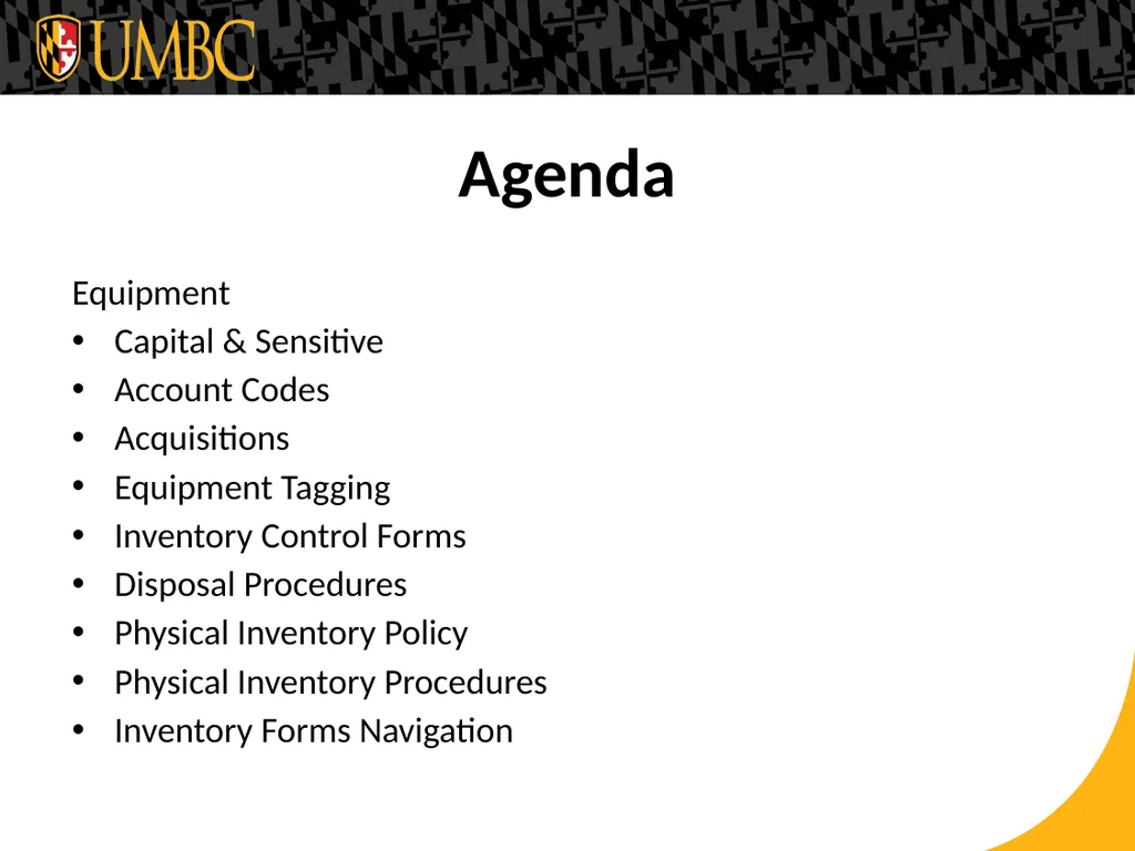 UMBC AN HONORS UNIVERSITY IN MARYLAND Financial - slide 2 of 31