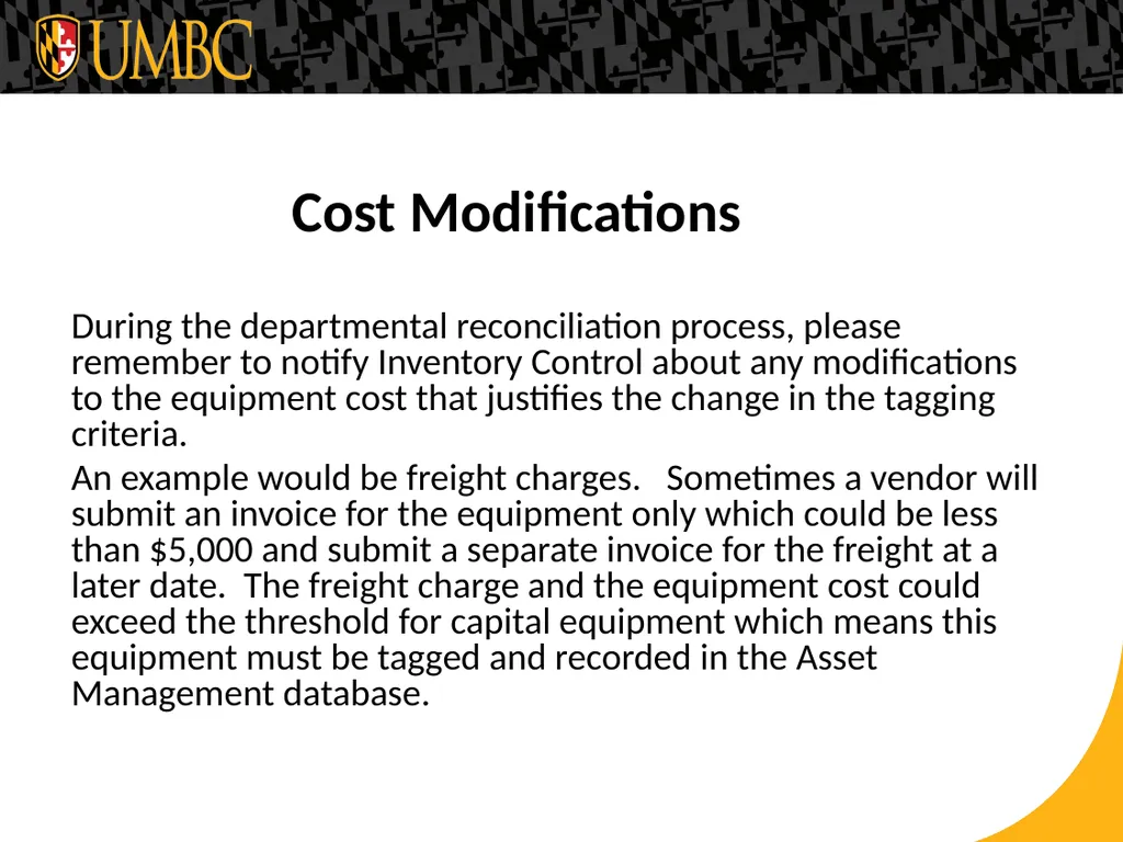 UMBC AN HONORS UNIVERSITY IN MARYLAND Financial - slide 12 of 31