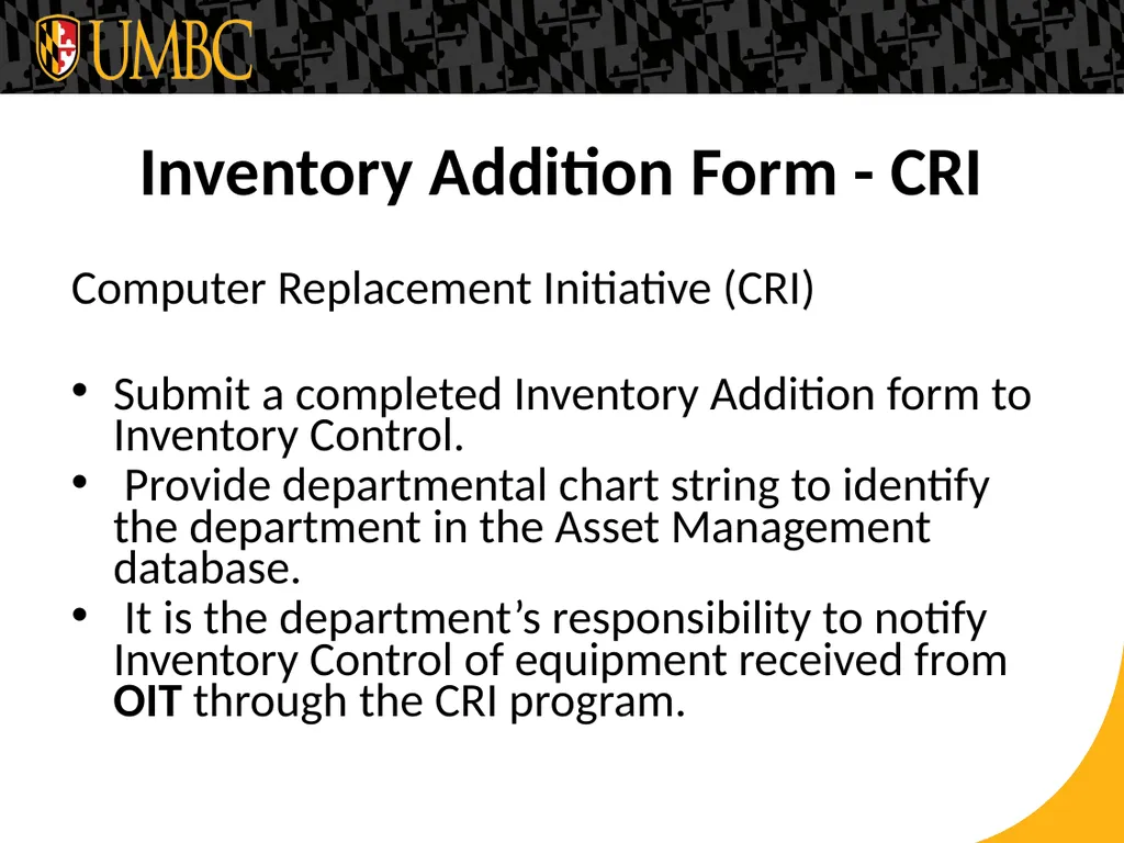 UMBC AN HONORS UNIVERSITY IN MARYLAND Financial - slide 19 of 31