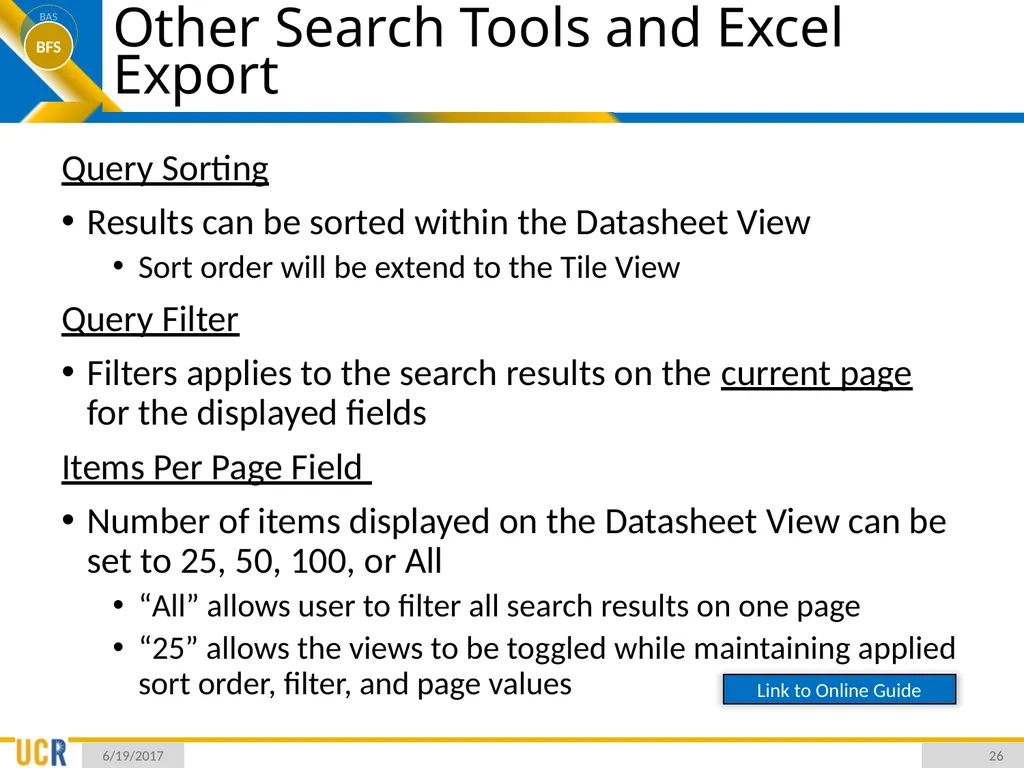 Asset Management System (AMS) Training Session - slide 26 of 52