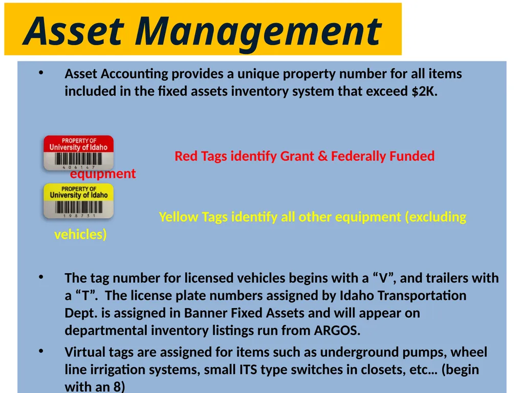 Asset Management Point of Contact Purpose & - slide 9 of 14