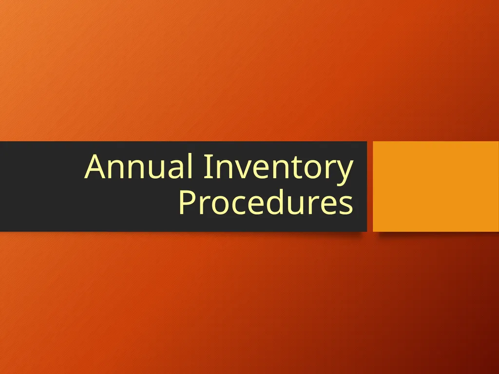 Banner Fixed Assets Policies and Procedures How - slide 14 of 26