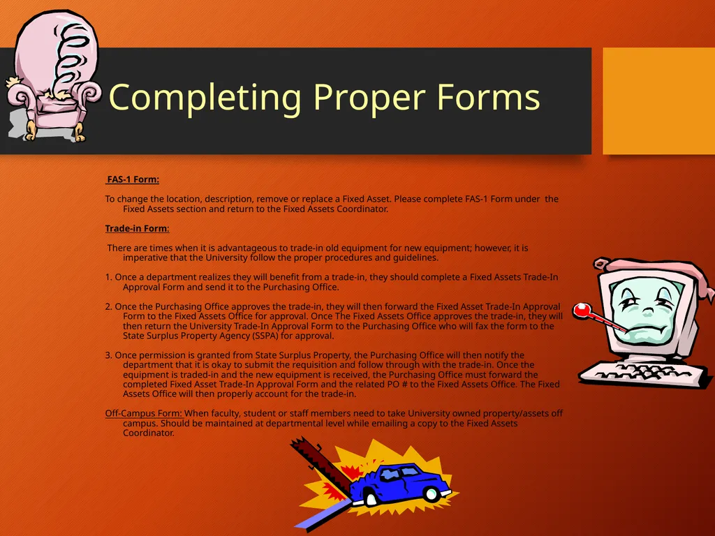 Banner Fixed Assets Policies and Procedures How - slide 23 of 26