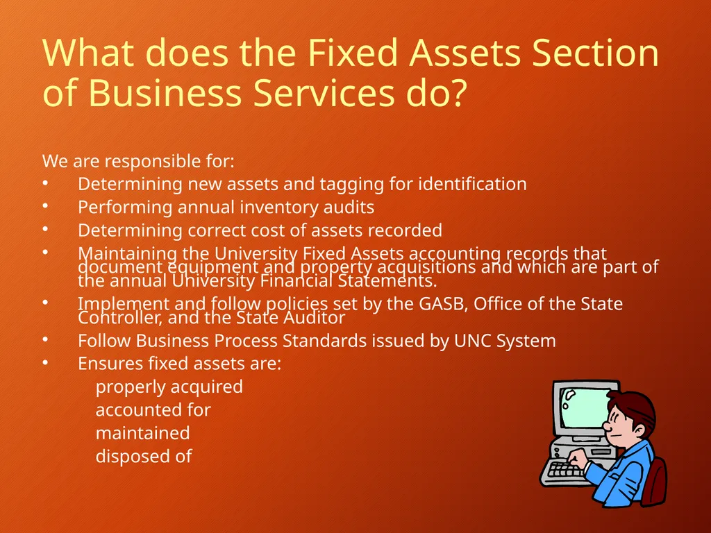 Banner Fixed Assets Policies and Procedures How - slide 4 of 26
