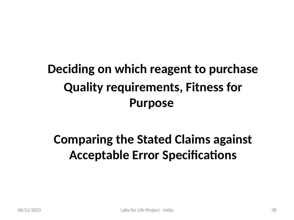 Quality System Essential: Inventory Management - slide 38 of 51
