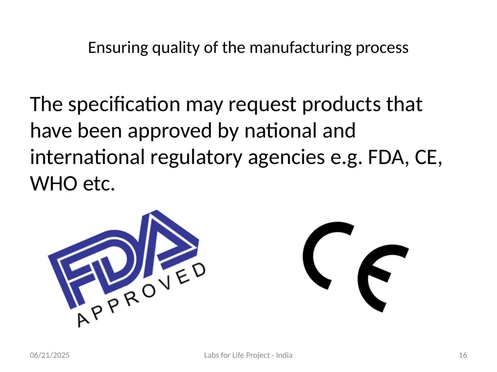 Quality System Essential: Inventory Management - slide 16 of 51