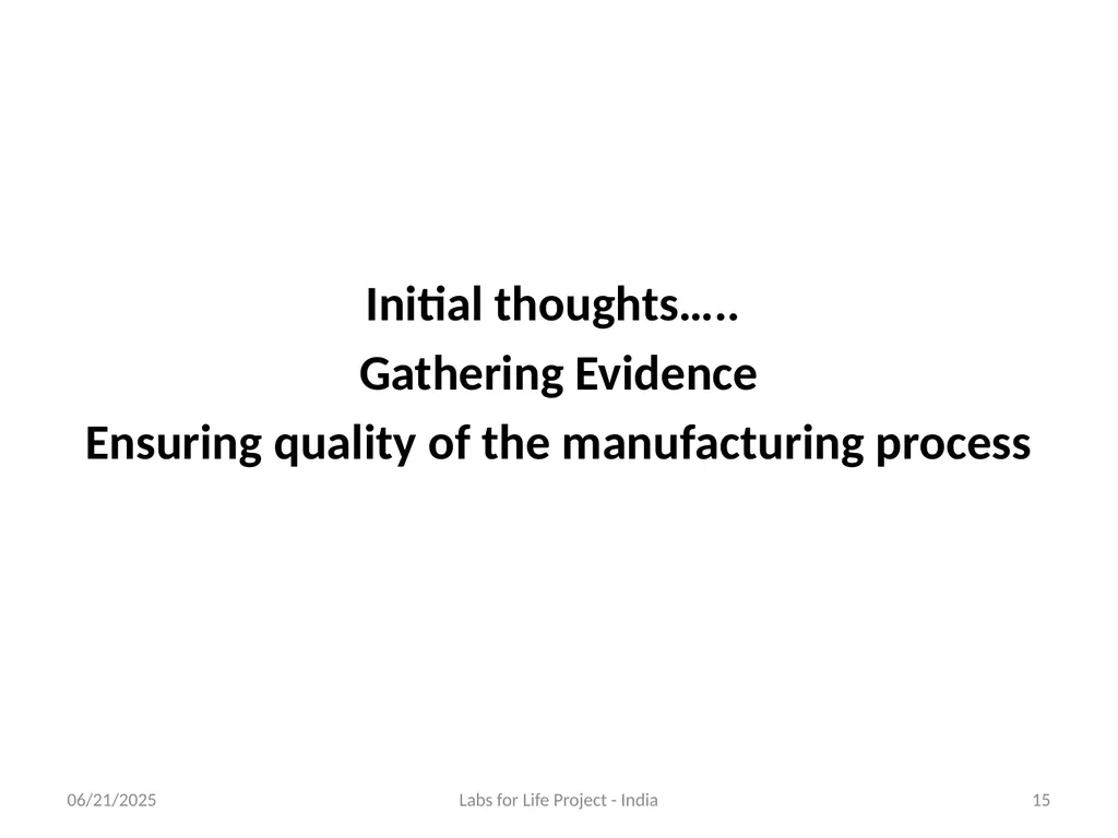 Quality System Essential: Inventory Management - slide 15 of 51