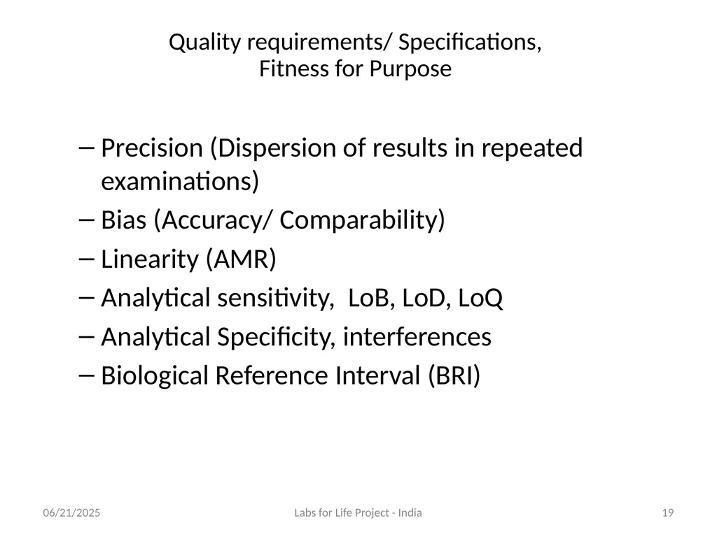 Quality System Essential: Inventory Management - slide 19 of 51