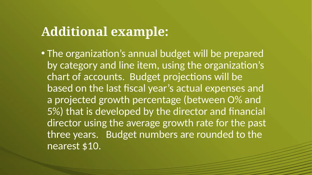 Financial & Administrative Standards Definition: 2 - slide 17 of 24