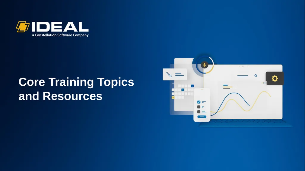 Core Training Topics and Resources SESSION 1: - slide 1 of 5