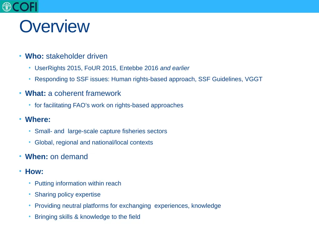 a global work programme on advancing knowledge on - slide 2 of 19