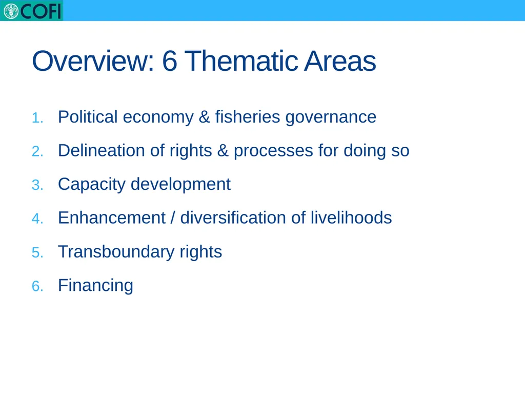 a global work programme on advancing knowledge on - slide 3 of 19