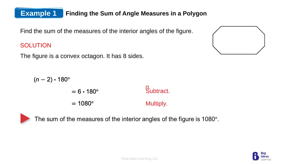 Lesson 7.1 Angles of Polygons Learning Target: - slide 5 of 14