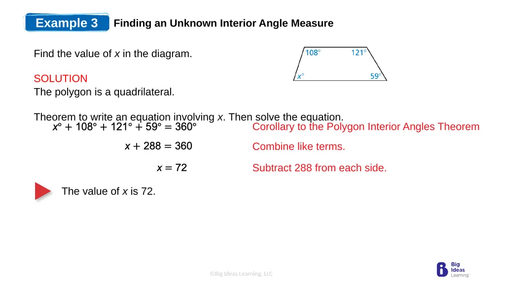 Lesson 7.1 Angles of Polygons Learning Target: - slide 8 of 14