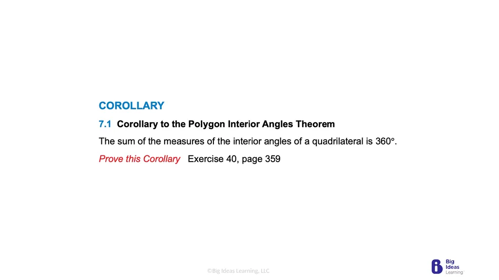 Lesson 7.1 Angles of Polygons Learning Target: - slide 7 of 14