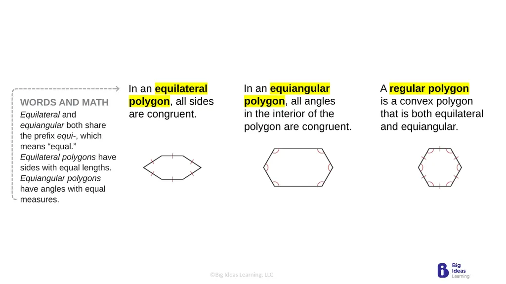 Lesson 7.1 Angles of Polygons Learning Target: - slide 9 of 14