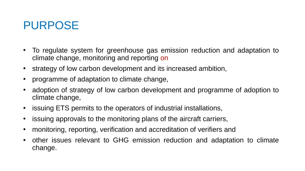 Establishing transparency framework for the - slide 29 of 32