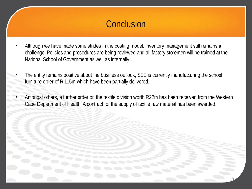 1 SUPPORTED EMPLOYMENT ENTERPRISES (SEE) (formerly - slide 18 of 19