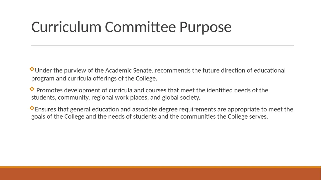 Yuba College Curriculum Committee Training: Basic - slide 4 of 21