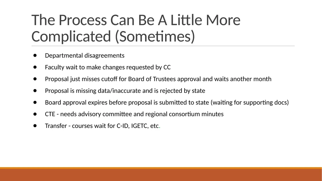 Yuba College Curriculum Committee Training: Basic - slide 9 of 21