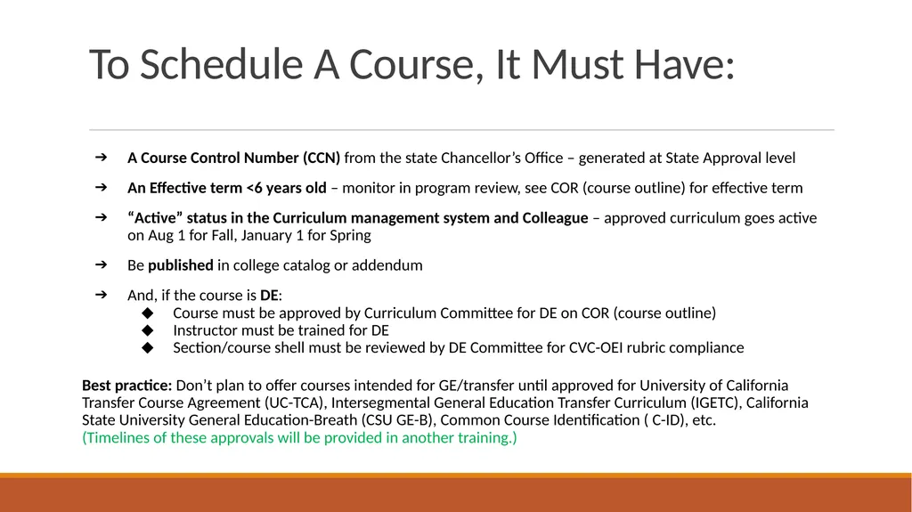 Yuba College Curriculum Committee Training: Basic - slide 10 of 21