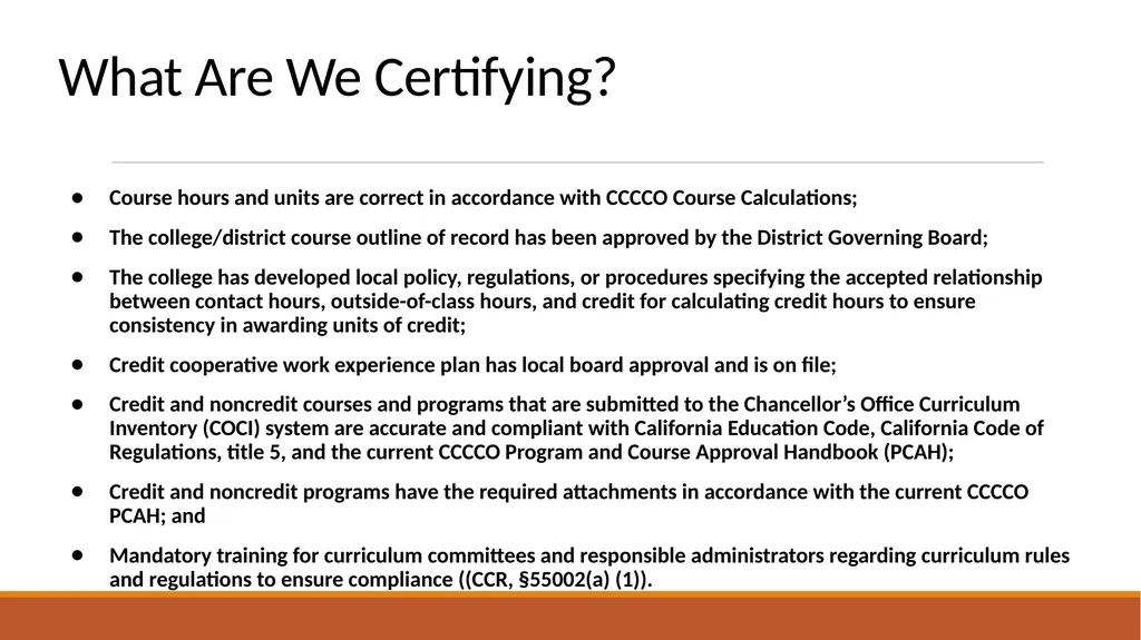 Yuba College Curriculum Committee Training: Basic - slide 17 of 21