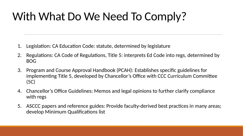 Yuba College Curriculum Committee Training: Basic - slide 12 of 21
