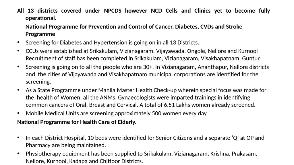 10th CRM Report of Andhra Pradesh - Good practices - slide 9 of 15