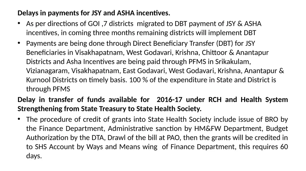 10th CRM Report of Andhra Pradesh - Good practices - slide 8 of 15