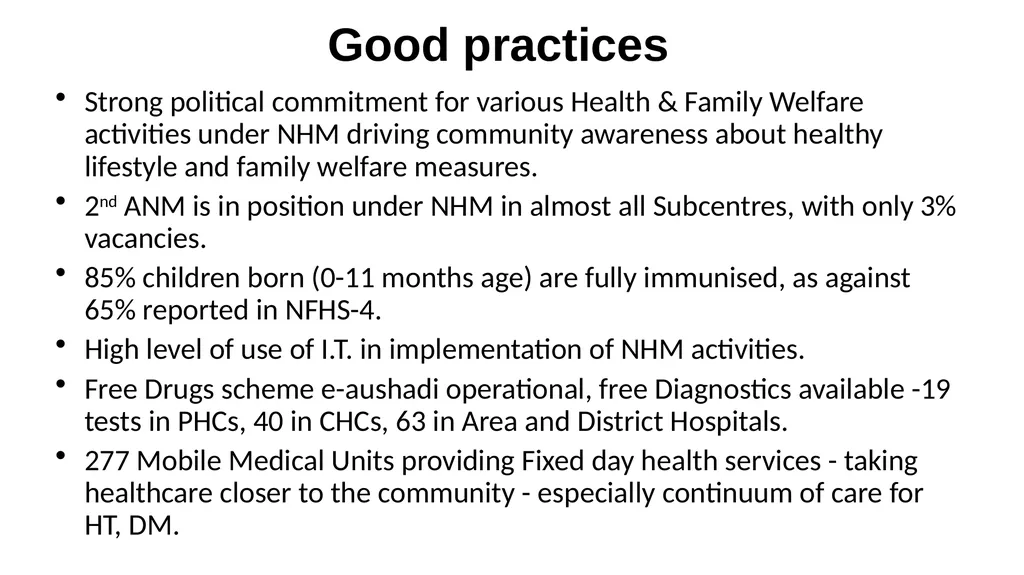 10th CRM Report of Andhra Pradesh - Good practices - slide 2 of 15