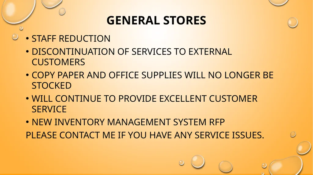 Procurement Service Update Jonathan Lawshe - slide 2 of 6
