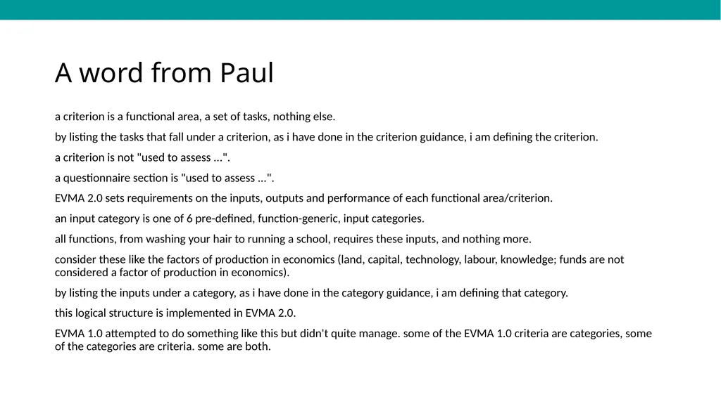 EVMA Requirements Framework & Data Inputs Dan - slide 24 of 24