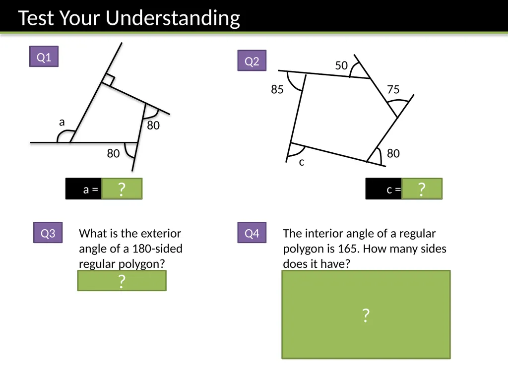 Year 8: Geometric Reasoning Dr J Frost - slide 17 of 25