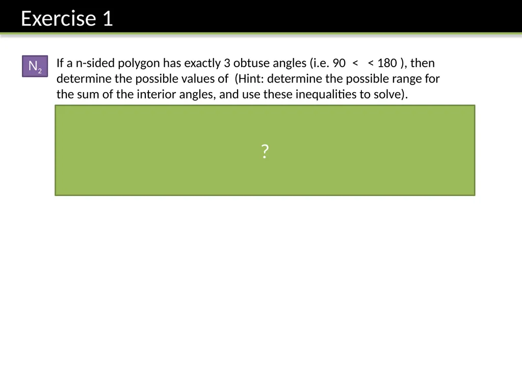 Year 8: Geometric Reasoning Dr J Frost - slide 10 of 25