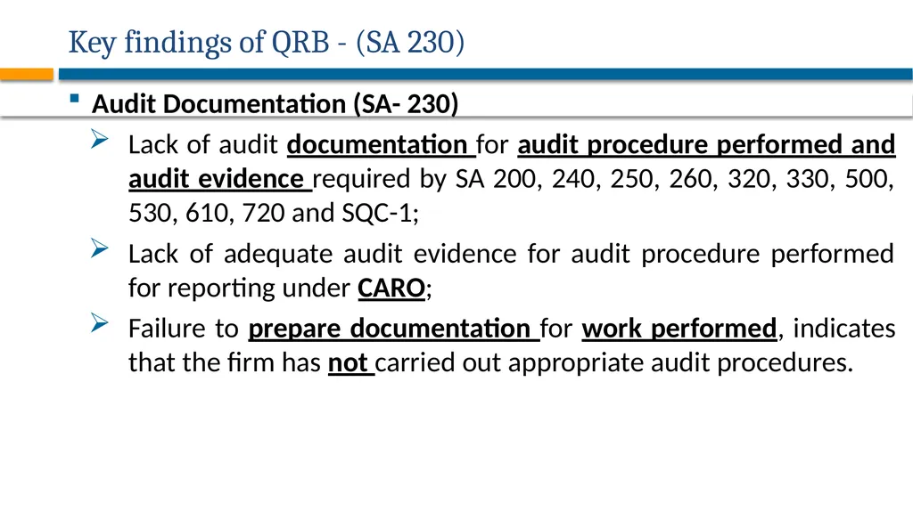 AUDITING STANDARDS APPLICABLE FOR PRIVATE - slide 38 of 60