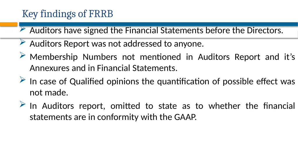 AUDITING STANDARDS APPLICABLE FOR PRIVATE - slide 56 of 60